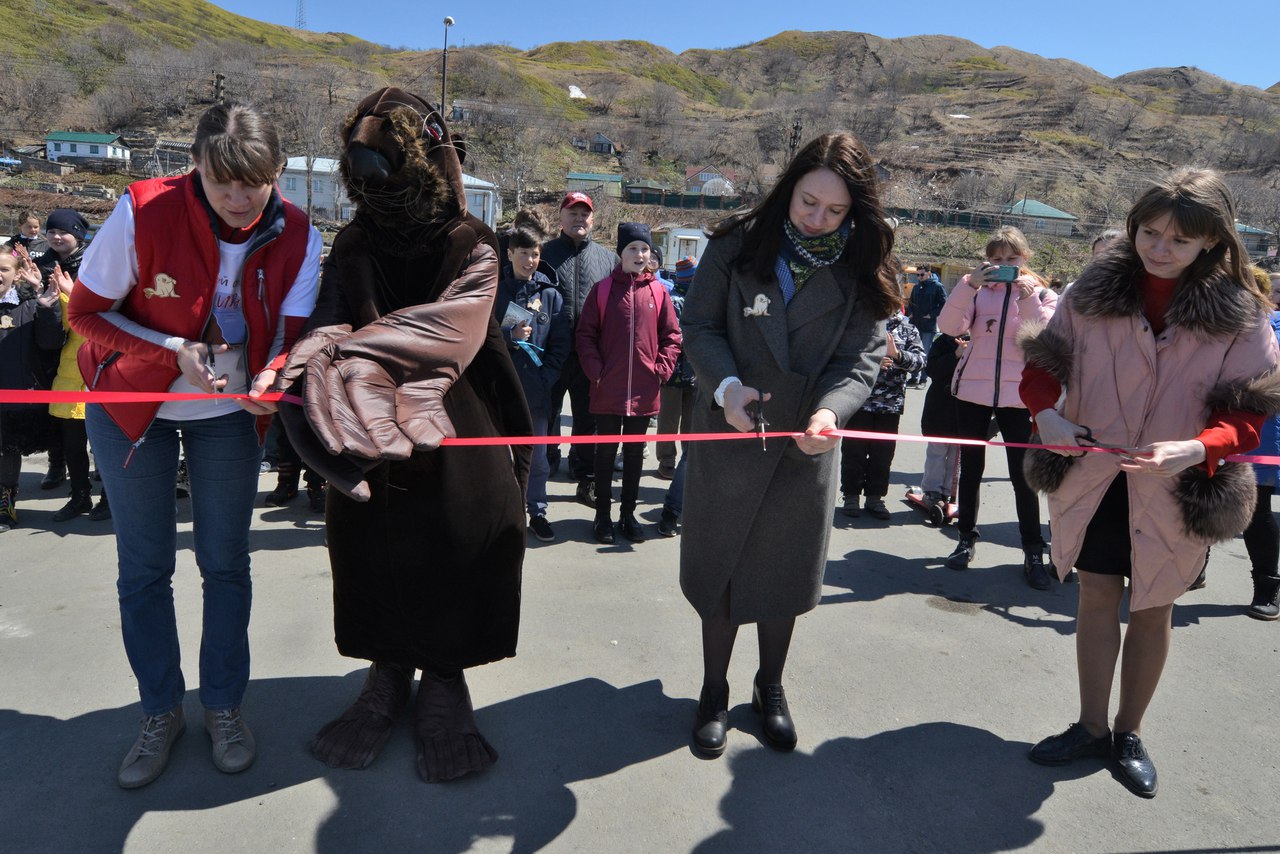 В Невельске была открыта первая в России смотровая площадка для наблюдения за сивучами